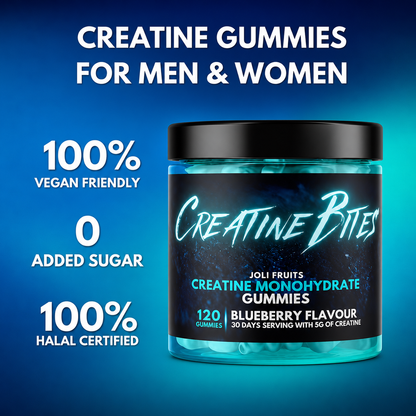Creatine Bites™ Premium Creatine Monohydrate Gummies | 120 Gummies
