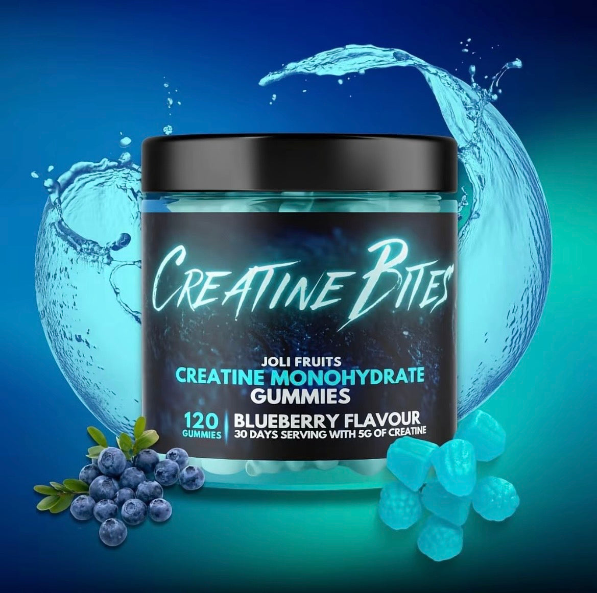 Creatine Bites™ Premium Creatine Monohydrate Gummies | 120 Gummies