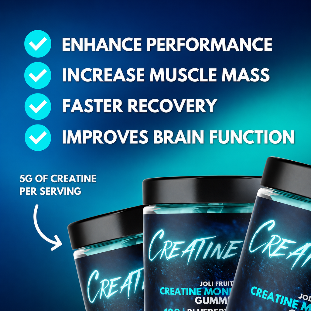 Creatine Bites™ Premium Creatine Monohydrate Gummies | 120 Gummies